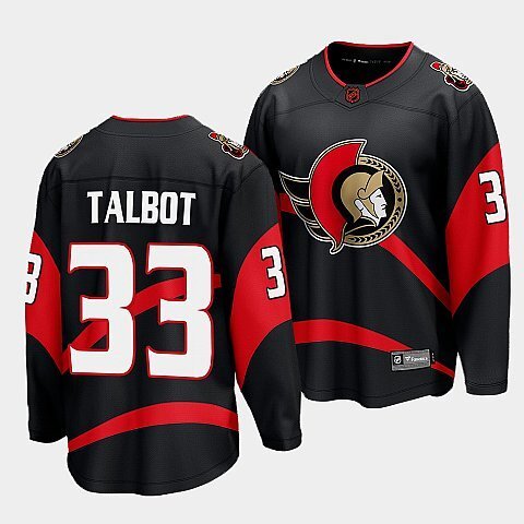 Ottawa Senators #33 cam-talbot-black-special-edition-2.0-breakaway-player-jersey