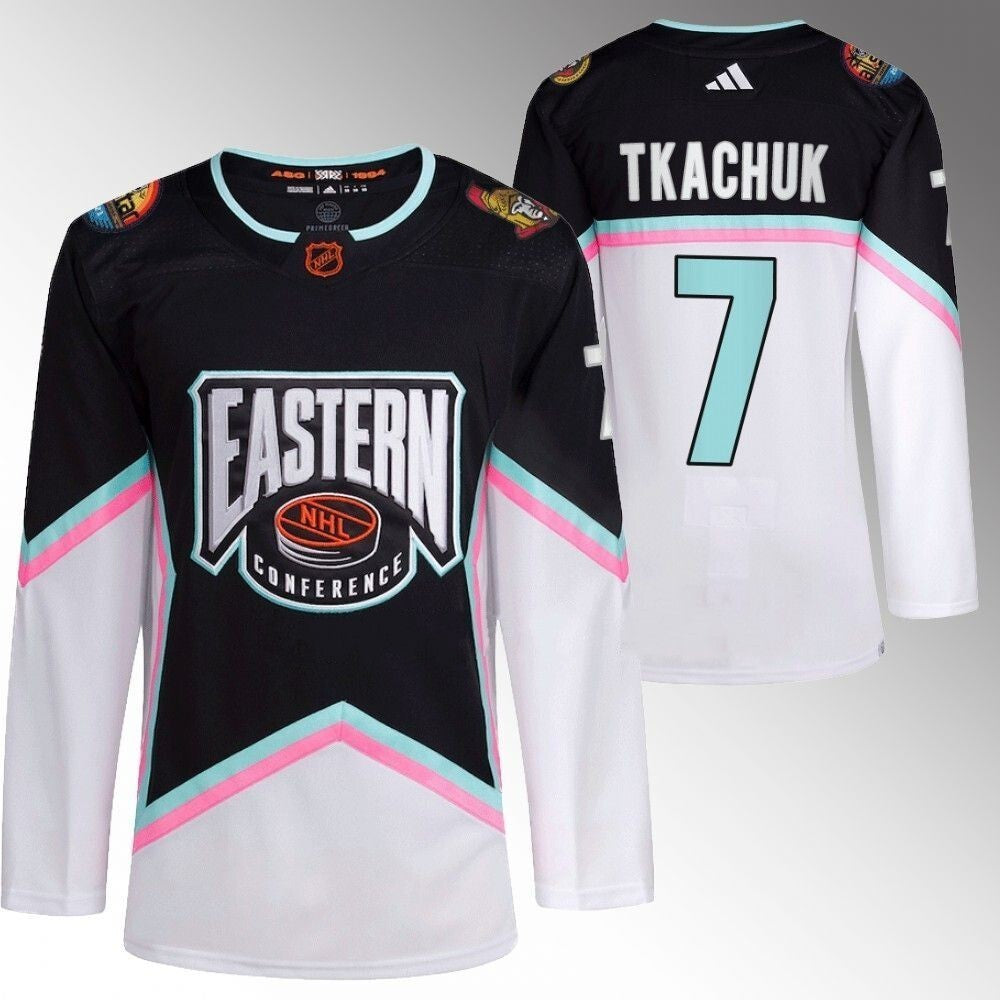 Ottawa Senators #7 Brady Tkachuk 2023 NHL All-Star Black Eastern Conference Jersey