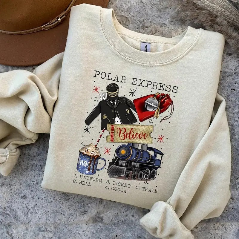 P0lar Express Sweatshirt, P0lar Express Trip, Christmas Family Trip, Xmas Sweat, Merry Christmas Shirt, Gift Ideas...