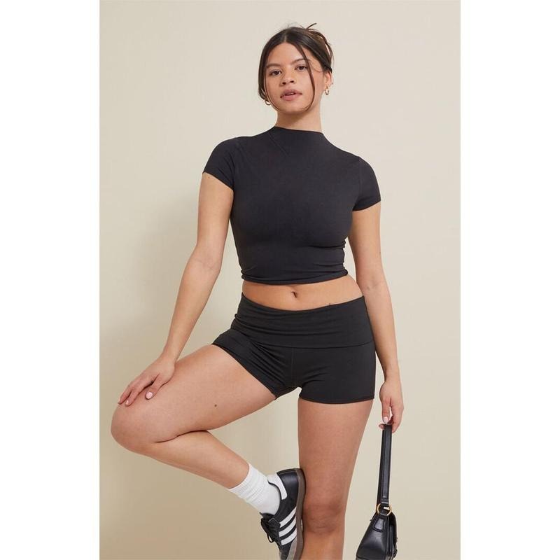 PAC 1980 Women's Active Black Kimberly T-Shirt Hoodie, Sweatshirt | WearSparks.com