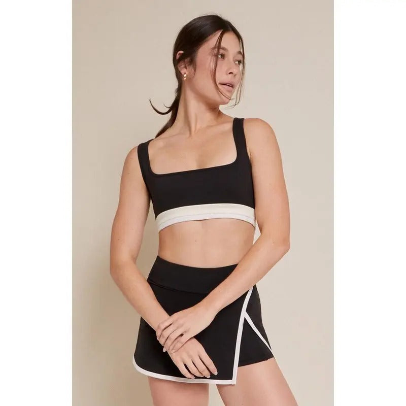 PAC 1980 Women's PAC WHISPER Active Black Double Bias Sports Bra T-Shirts, Hoodie, Sweatshirt | WearSparks.com