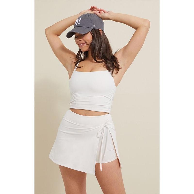 PAC 1980 Women's PAC WHISPER Active Side Slit Sport Mini Skort T-Shirts, Hoodie, Sweatshirt | WearSparks.com