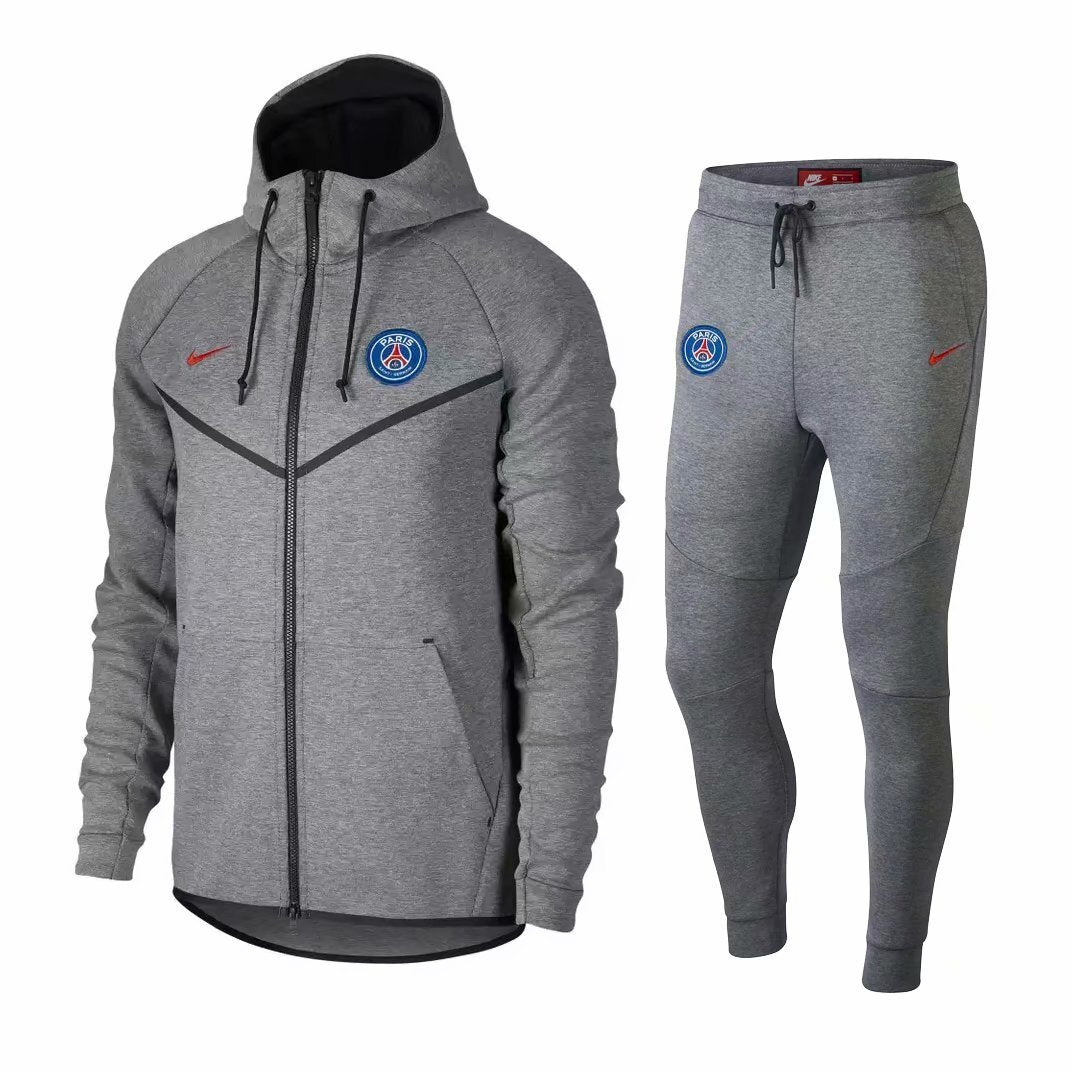 PARI GREY GREY HOODIE LONGZIP
