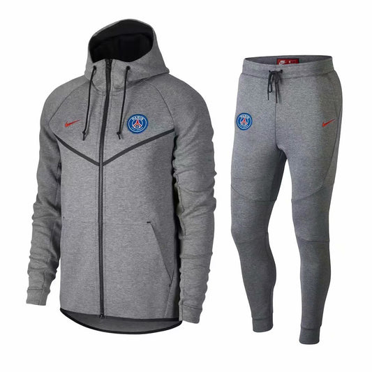 PARI GREY GREY HOODIE LONGZIP