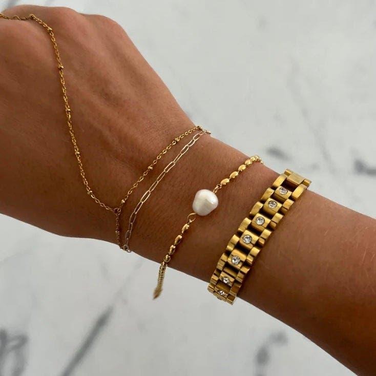 PEARL BEADED BRACELET T-Shirts, Hoodie, Sweatshirt | WearSparks.com