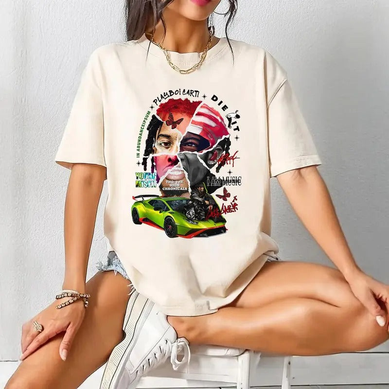 PIayboi Cart1 AIbums Aesthetic Shirt PCarti AIbums Shirt Cartl Shirt Rap Shirt Hoodie, Sweatshirt | WearSparks.com