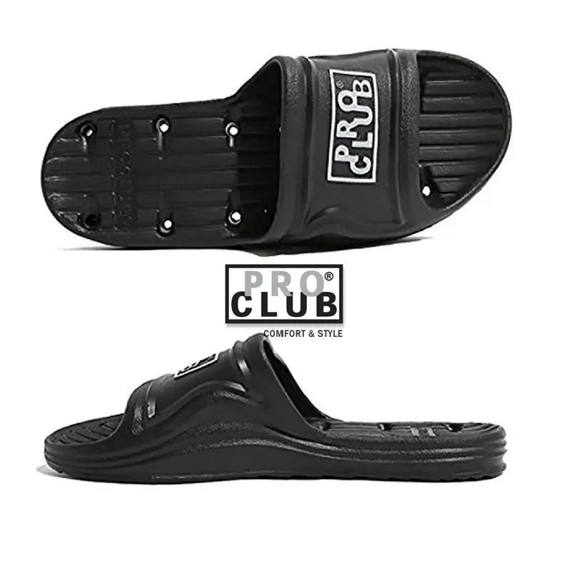 PROCLUB Men's Shower Slipper Sandal Non Slip Resistant Shoes PRO CLUB Waterproof Quick Drying Comfortable Durable Camps...