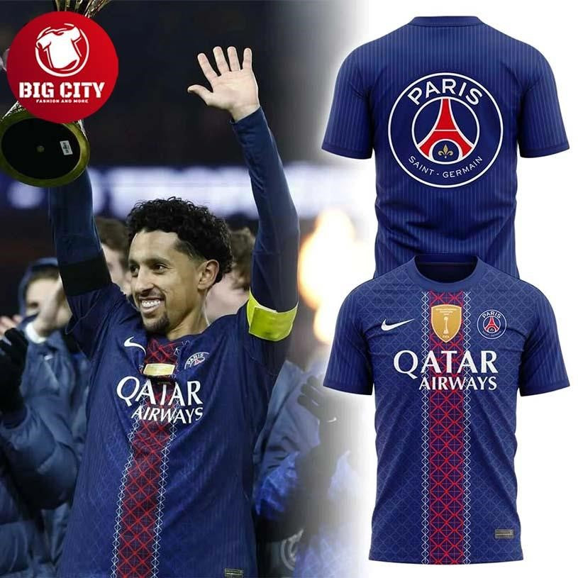 PSG Intercontinental Cup Winners Badge 2026 Two Sided Shirt