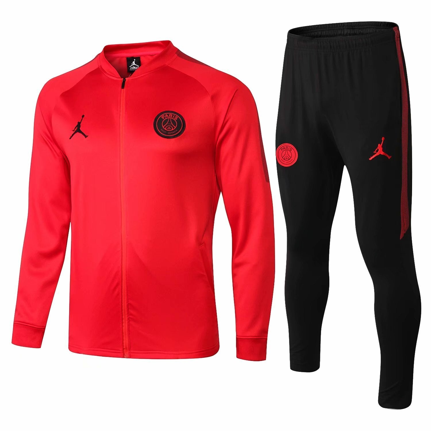 PSG 0499 RED long zipper 1