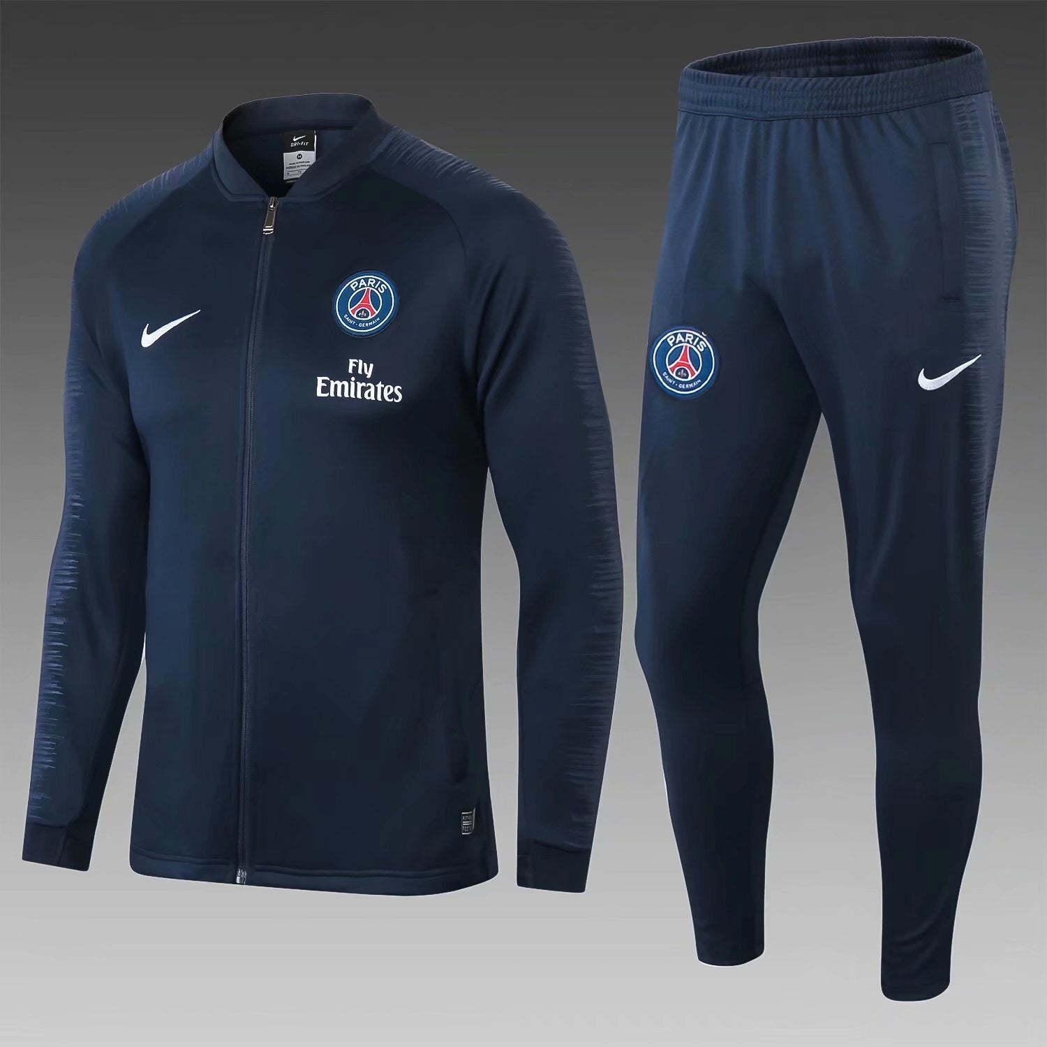 PSG DIAMOND BLUE LONG ZIP Training Suit