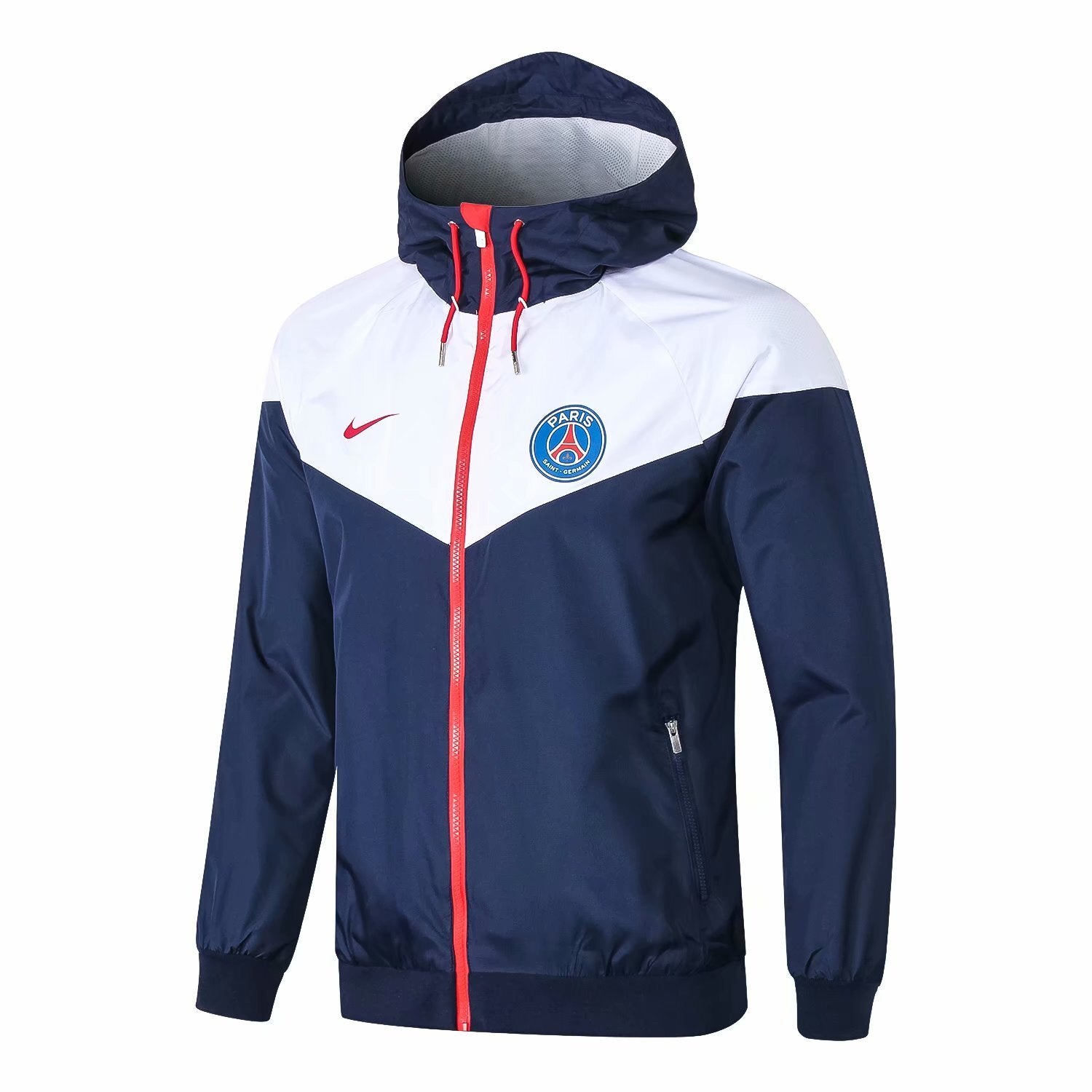 PSG WHITE NAVY WINDBREAKER 1