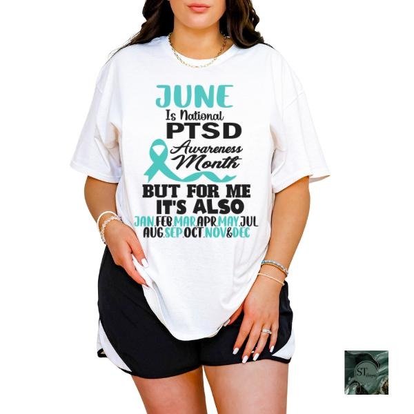 PTSD Awareness Mystery T-Shirt Unisex Fit Hoodie, Sweatshirt | WearSparks.com