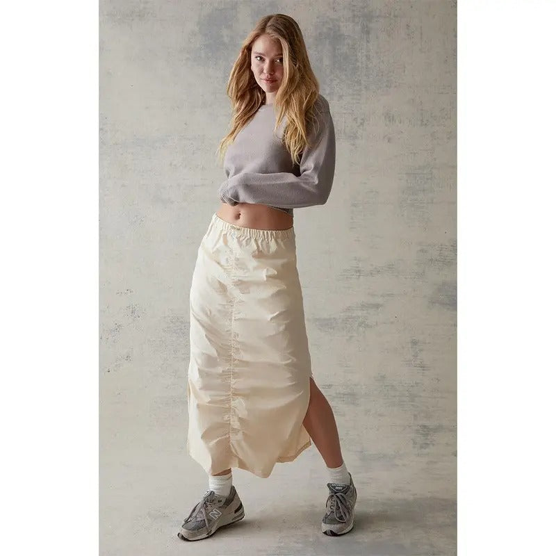 PacSun Women's Cinched Front Midi Skirt - Multicolor T-Shirts, Hoodie, Sweatshirt | WearSparks.com