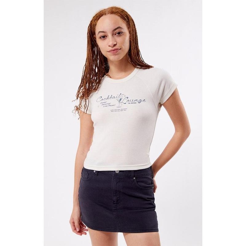 PacSun Women's Cocktail Lounge Raglan T-Shirt Hoodie, Sweatshirt | WearSparks.com