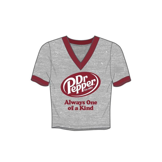 PacSun Women's Dr Pepper Always One Of A Kind V-Neck T-Shirt Hoodie, Sweatshirt | WearSparks.com
