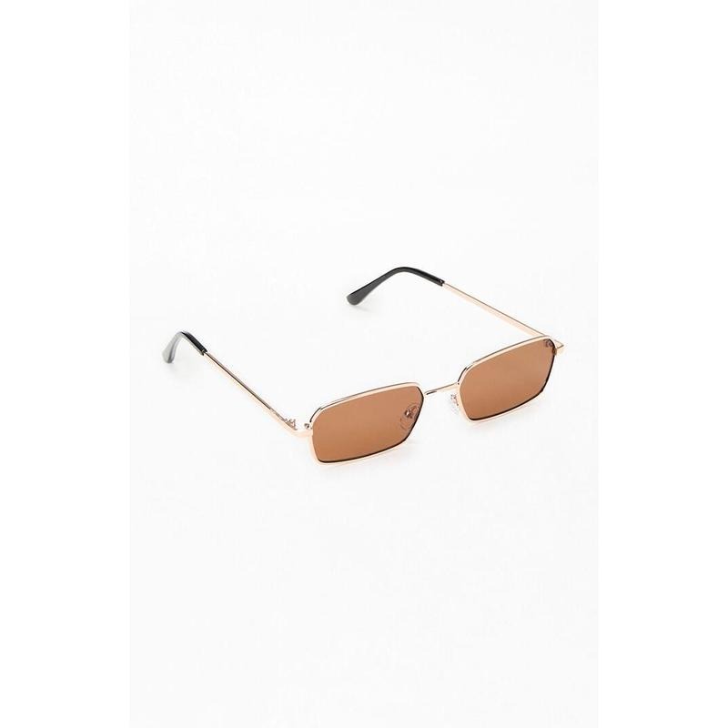 PacSun Women's Gold Metal Rectangle Frame Sunglasses T-Shirts, Hoodie, Sweatshirt | WearSparks.com