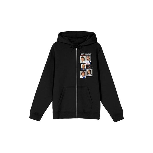 PacSun Women's Grey's Anatomy Cross Collage Zip Up Hoodie T-Shirts, Sweatshirt | WearSparks.com