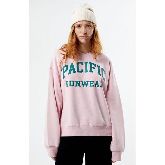 PacSun Women's Pacific Sunwear Surplice Oversized Sweatshirt T-Shirts, Hoodie | WearSparks.com