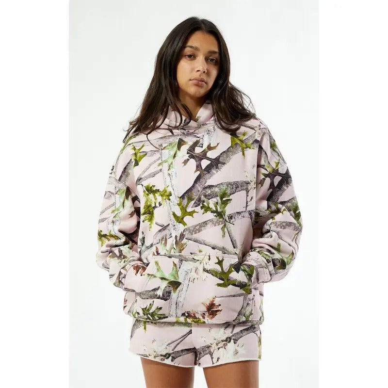PacSun Women's Pink Camo Hoodie T-Shirts, Sweatshirt | WearSparks.com