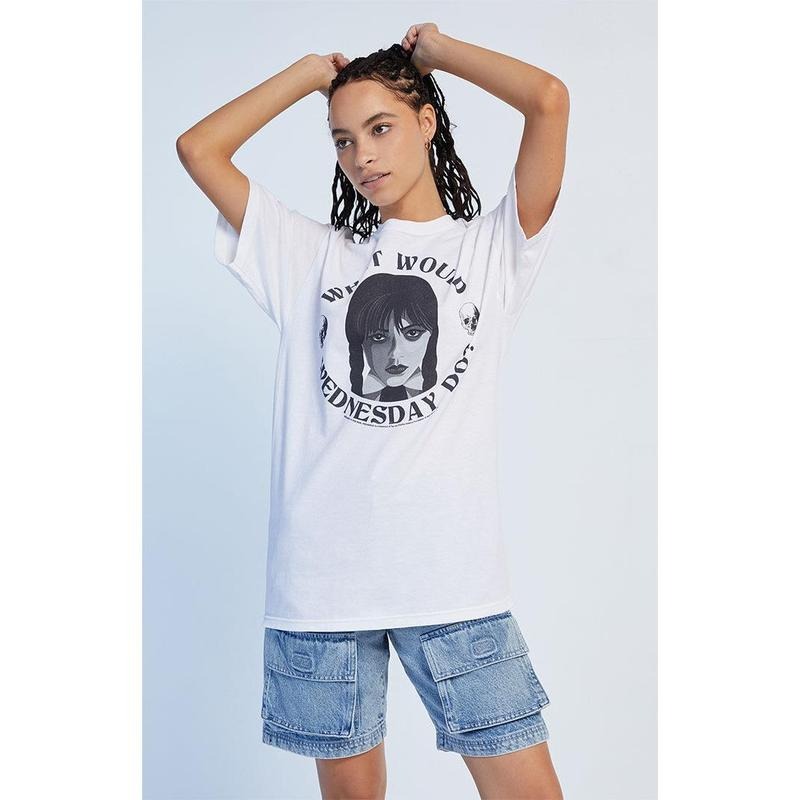 PacSun Women's What Would Wednesday Do T-Shirt Hoodie, Sweatshirt | WearSparks.com