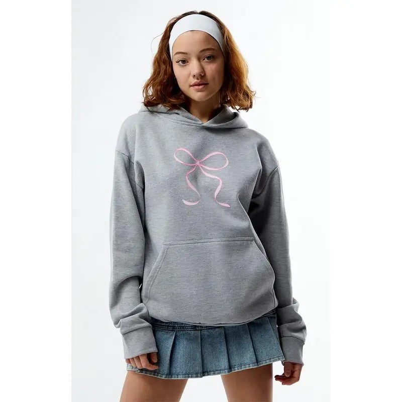 Pacsun Women's Bow Hoodie T-Shirts, Sweatshirt | WearSparks.com