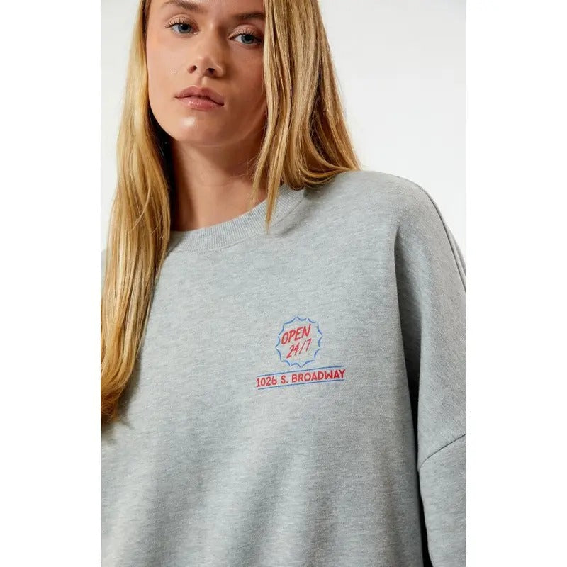 Pacsun Women's Flea Market Crew Neck Sweatshirt T-Shirts, Hoodie | WearSparks.com