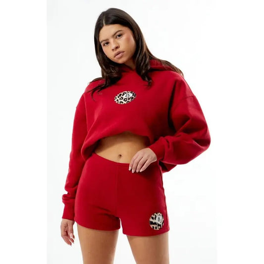 Pacsun Women's Leopard 8 Ball Applique Slim Sweat Shorts T-Shirts, Hoodie, Sweatshirt | WearSparks.com
