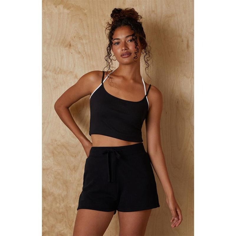 Pacsun Women's Solid Color Sweat Shorts T-Shirts, Hoodie, Sweatshirt | WearSparks.com