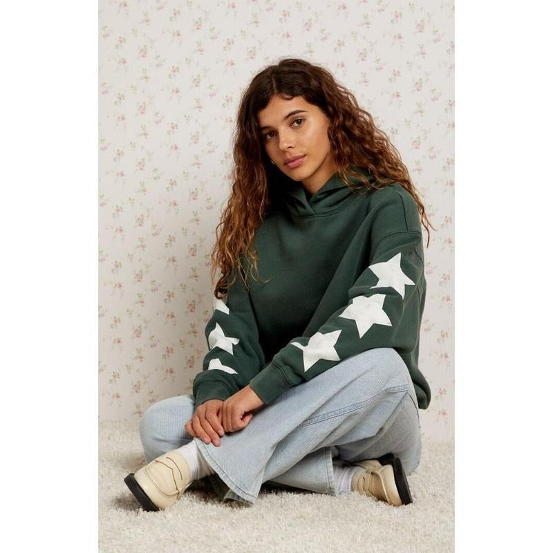 Pacsun Women's Triple Star Hoodie T-Shirts, Sweatshirt | WearSparks.com