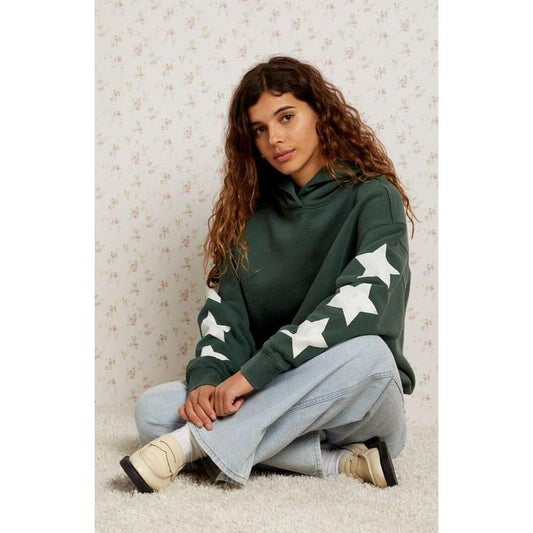 Pacsun Women's Triple Star Hoodie T-Shirts, Sweatshirt | WearSparks.com