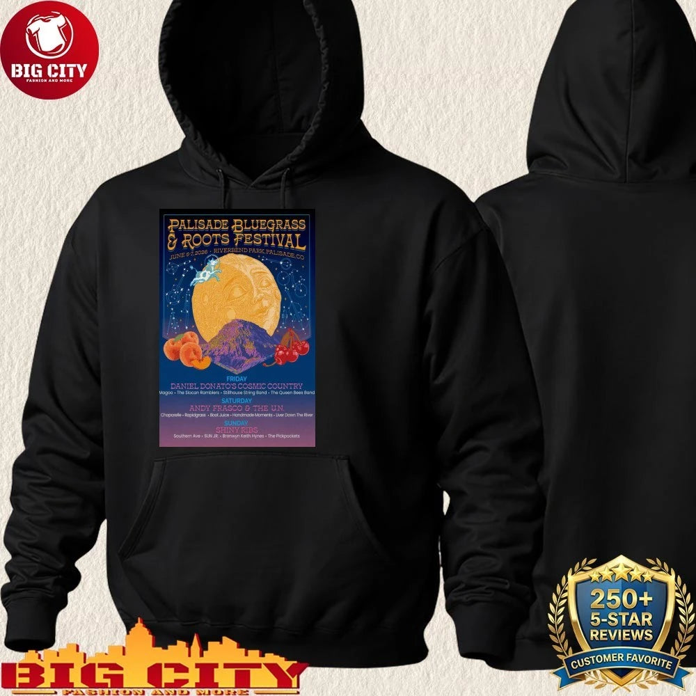 Palisade Bluegrass And Roots Festival 6-5 6-7-2026 Palisade CO Poster Shirt
