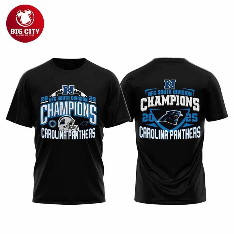 Panthers NFC South Division Champions Two Sided Shirt