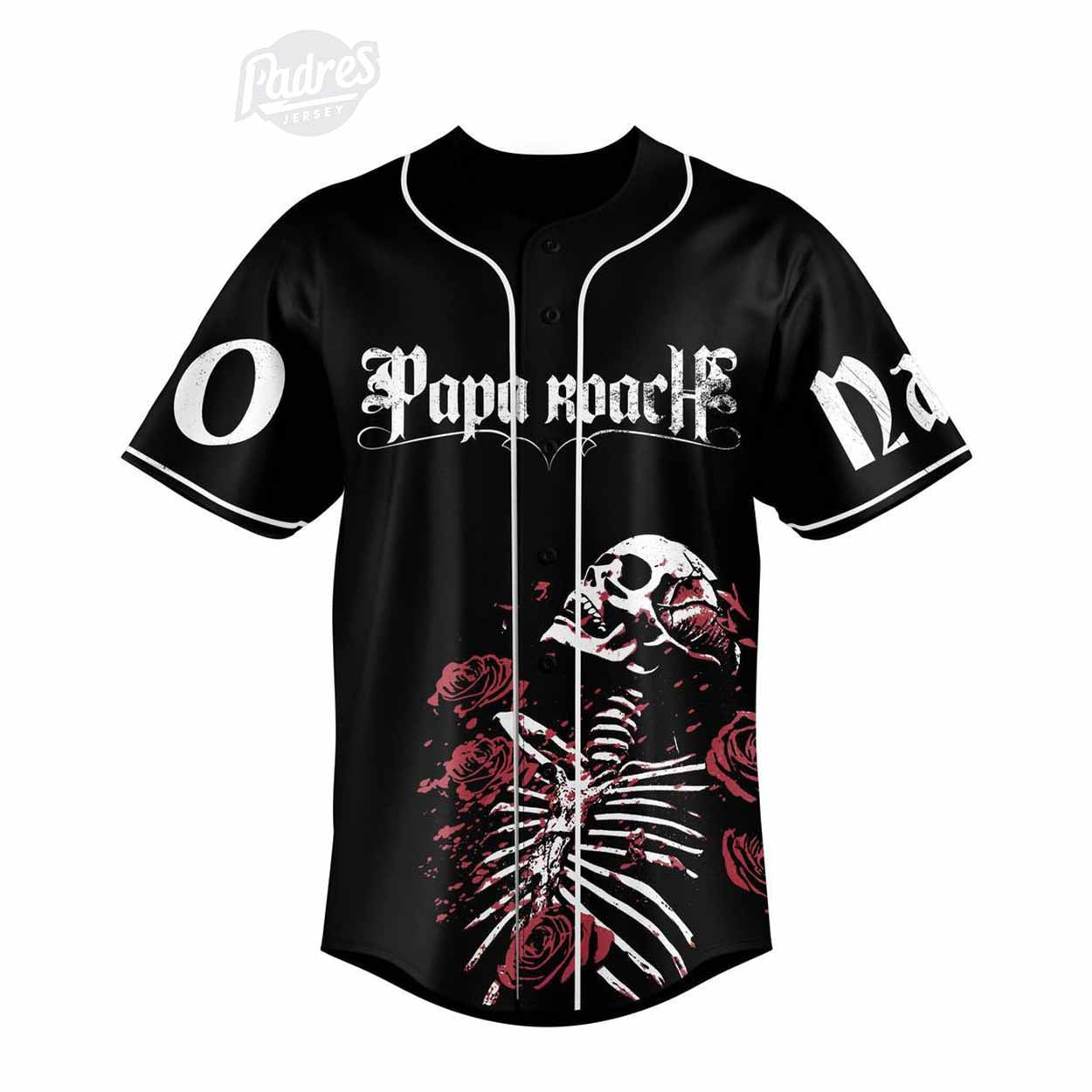 Papa Roach Band Personalized Baseball Jersey - Padres Jersey Oasis: Elevate Your Baseball Style Game T-Shirts,... (Image 2)