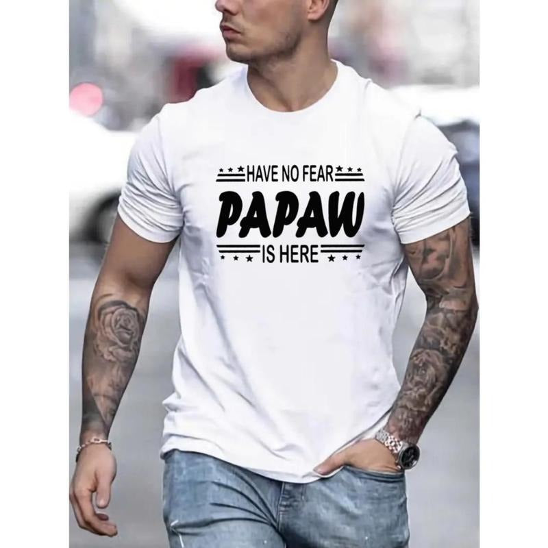 Papaw Charm TShirt EyeCatching Graphic Design, Lightweight Short Sleeve for Men, Trendy Casual Summer Wear Made in USA...