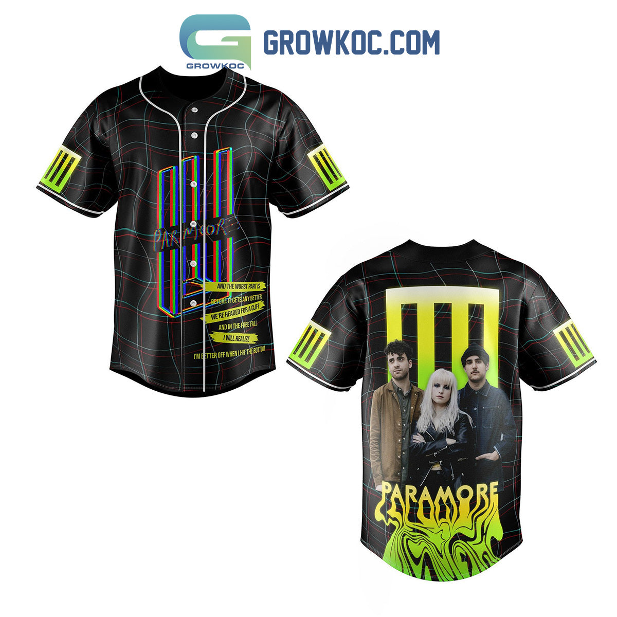 Paramore And The Worst Part Is Before It Gets Any Better Baseball Jersey