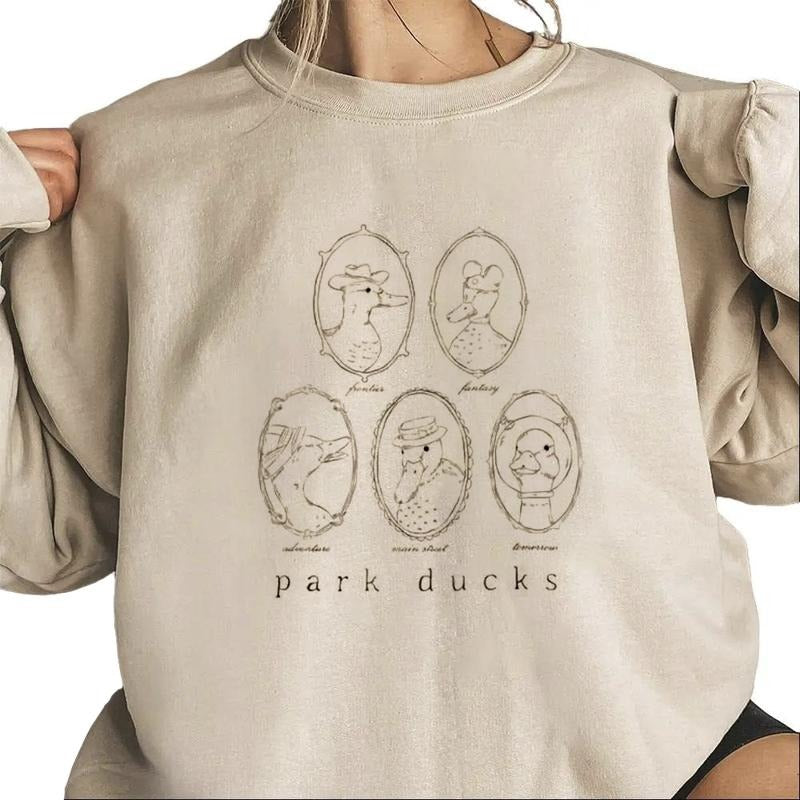 Park Ducks Sweatshirt Family Hunting Season 2025 T-shirt Unisex Hoodie Cotton Womenswear | WearSparks.com