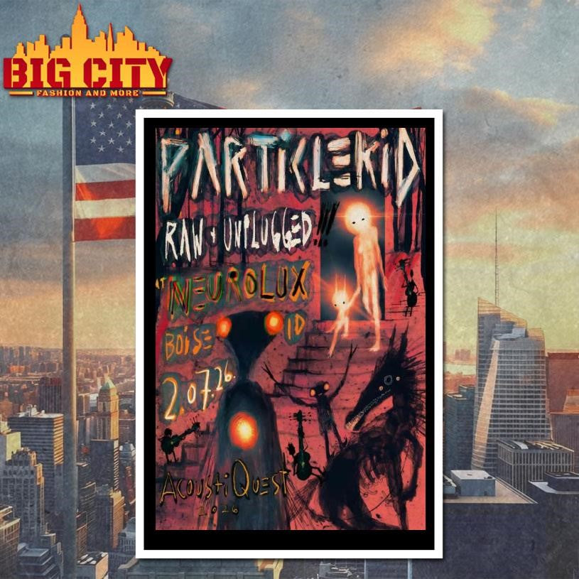 Particle Kid Tour Boise ID Feb 7 2026 Poster Shirt