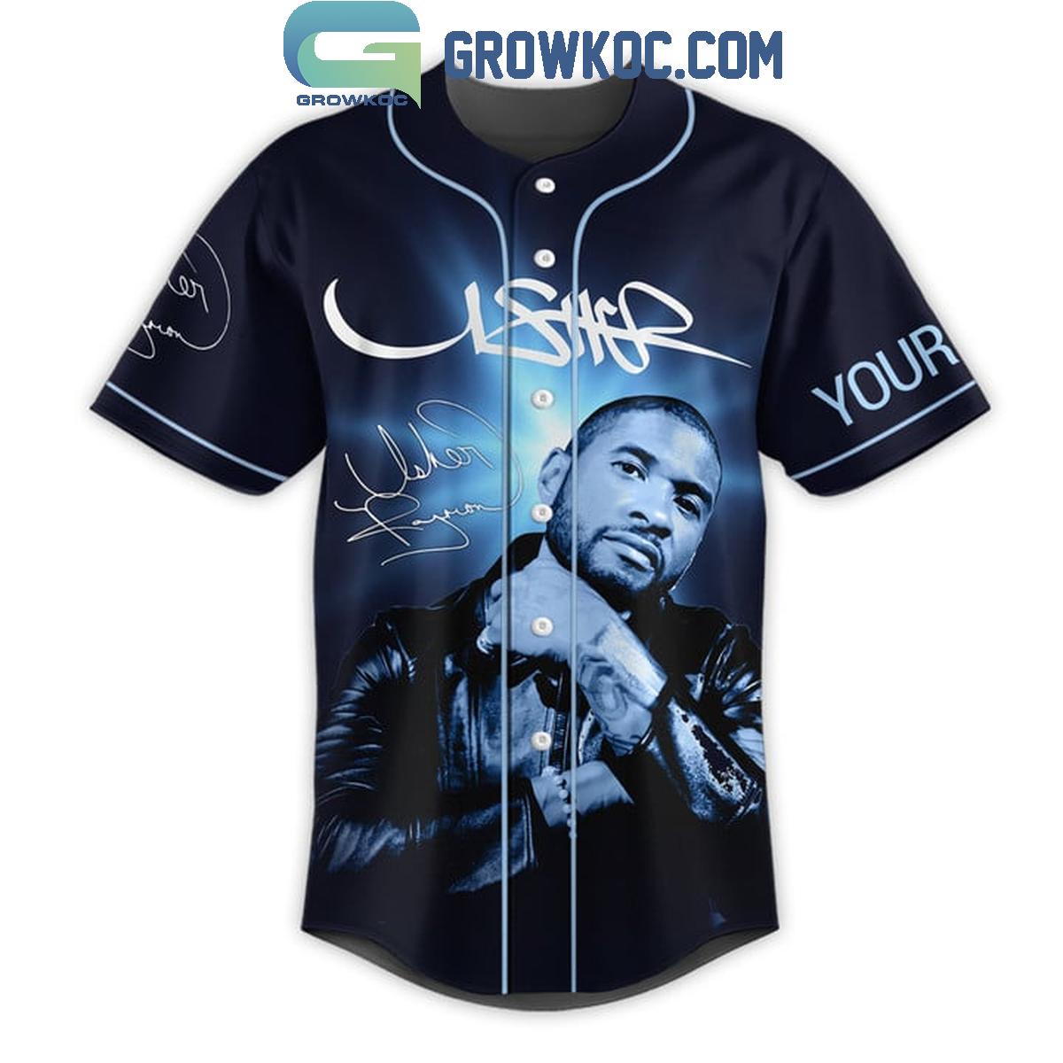 Past Present Future Of Usher Tour 2024 Personalized Baseball Jersey