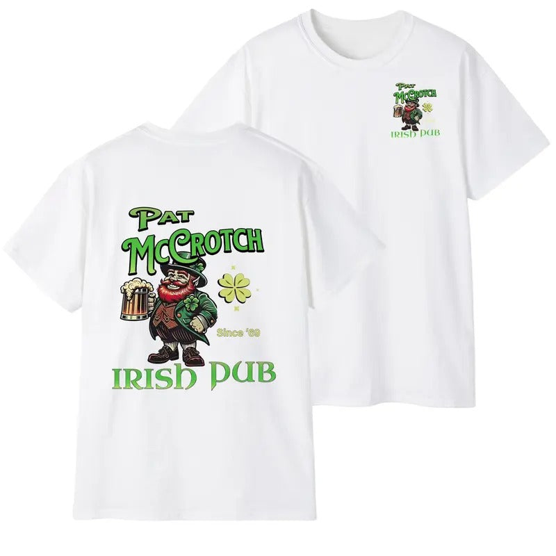 Pat McCrotch Irish Pub T-Shirt, Unisex Cotton Hoodie, Sweatshirt | WearSparks.com