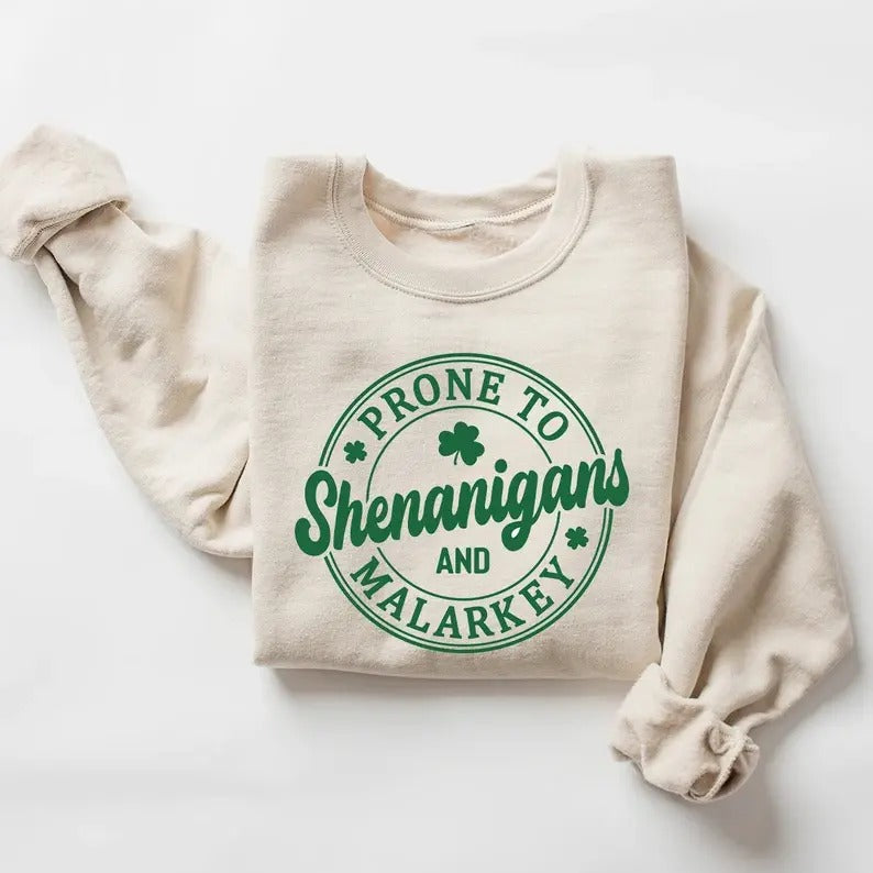 Patrick's Day Shenanigans Sweatshirt and Hoodie, T-Shirt | WearSparks.com