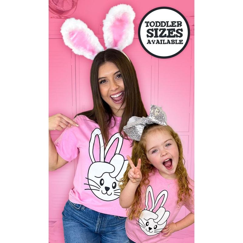 Peace Bunny T-Shirt Hoodie, Sweatshirt | WearSparks.com