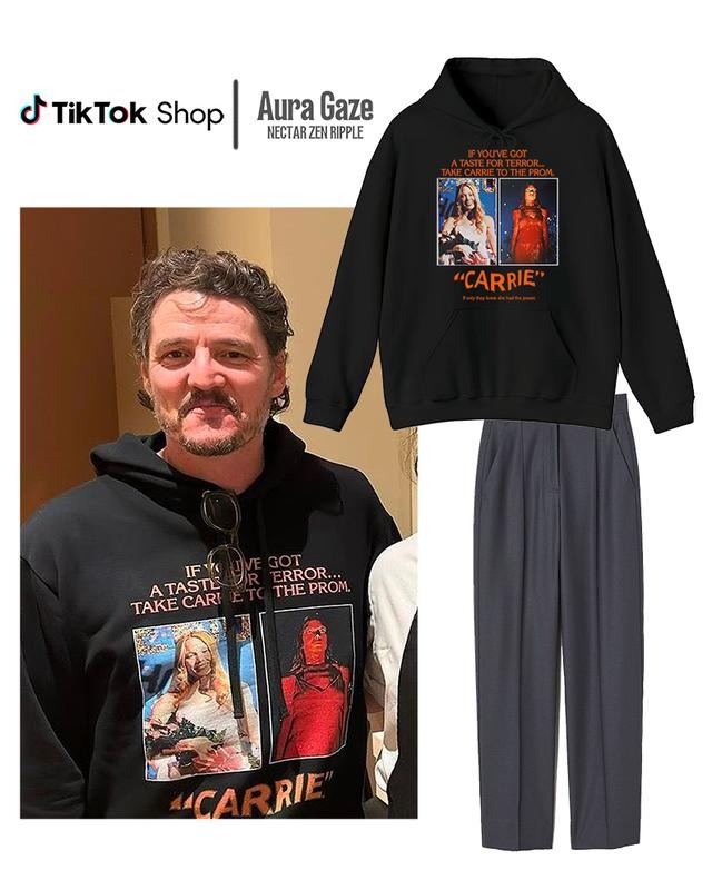 Pedro Pascal "Carrie" Unisex Hoodie - If you've got a taste for terror... Take Carrie to the prom Hoodie, Pedro Pascal...