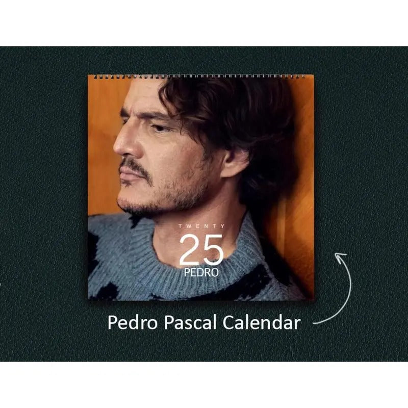 Pedro Pascal Calendar 2025 | Pedro Pascal 2025 Wall Calendar, Celebrity Wall Calendar 2025, Best Gift For Pedro Pascal...