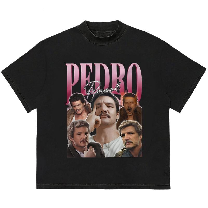 Pedro Pascal T-Shirt Everyday Graphic Tee Casual, Comfy, and Stylish Perfect Gift for Fans Hoodie, Sweatshirt