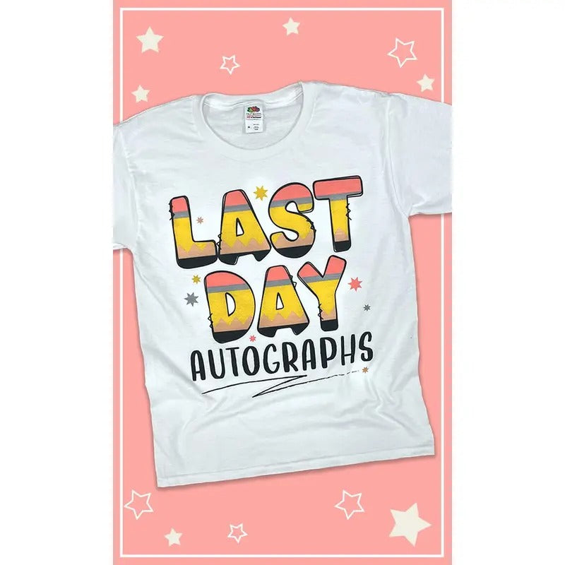 Pencil Last Day Autographs Youth Tee