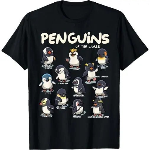 Penguin Penguins Animals of the World Penguin Lovers T-Shirt Made in USA Hoodie, Sweatshirt | WearSparks.com