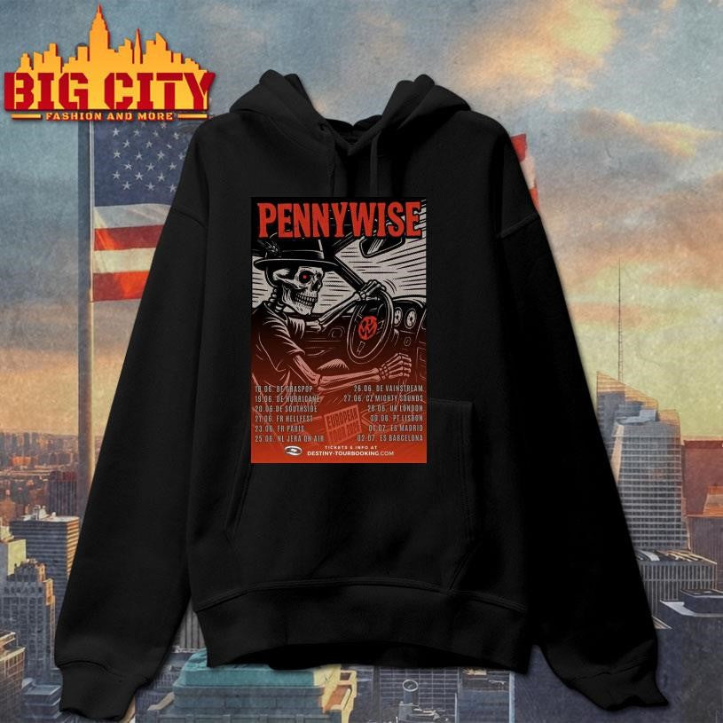 PennyWise UK Tour 2026 Poster Shirt