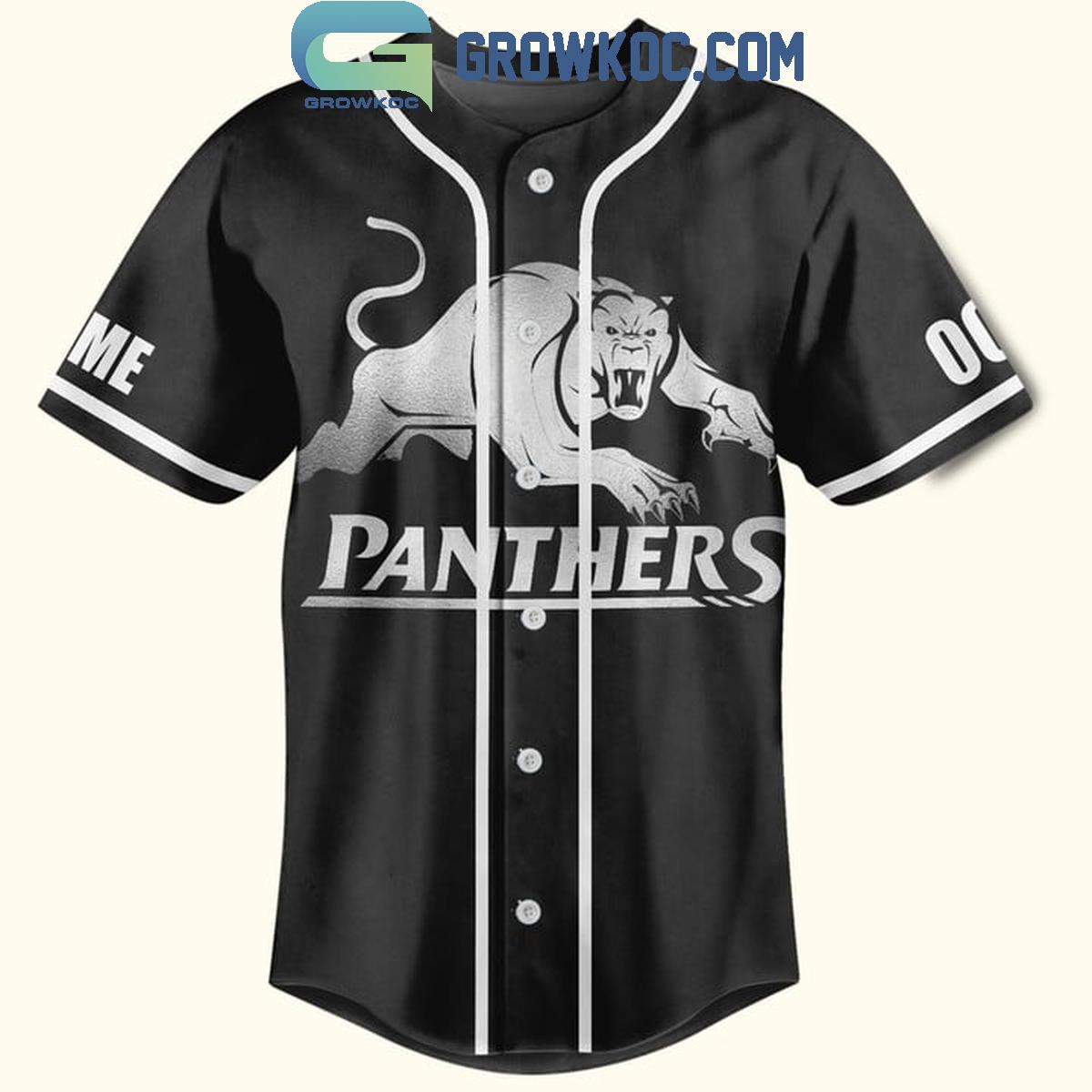 Penrith Panthers Rugby Panther Pride Personalized Baseball Jersey