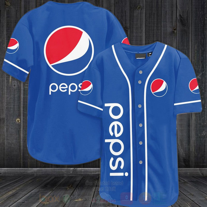 FASHION Pepsi Baseball Jerseys Botton Shirt