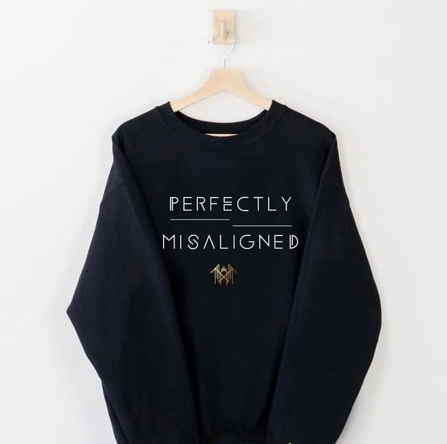 Perfectly Misaligned Sleep Token Sweatshirt, Token Fan Sweatshirt, Perfectly Misaligned unisex Sweatshirt Clothing Cotton...